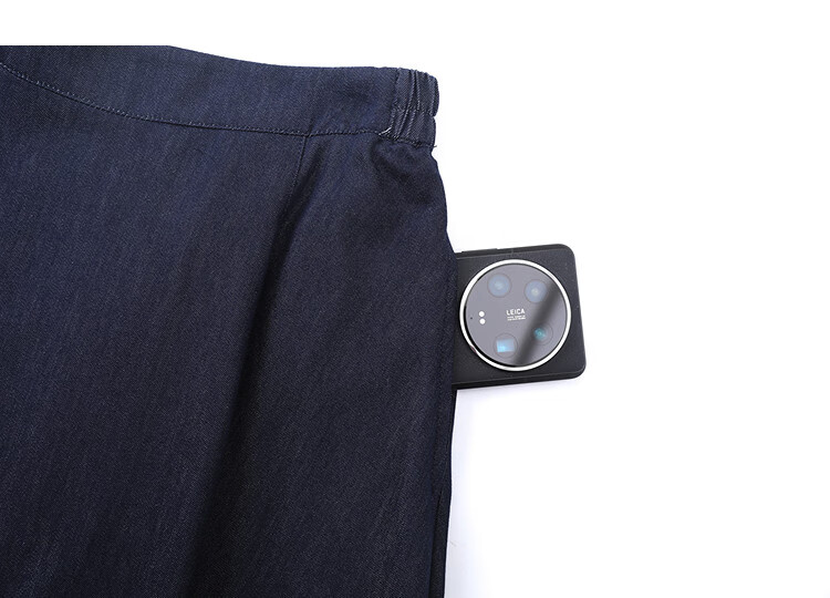 Demana [with Lyocell] Spring Cloud Cotton Denim Style Elastic Waist A-Line Flared Slimming High-End Women's Skirt 13
