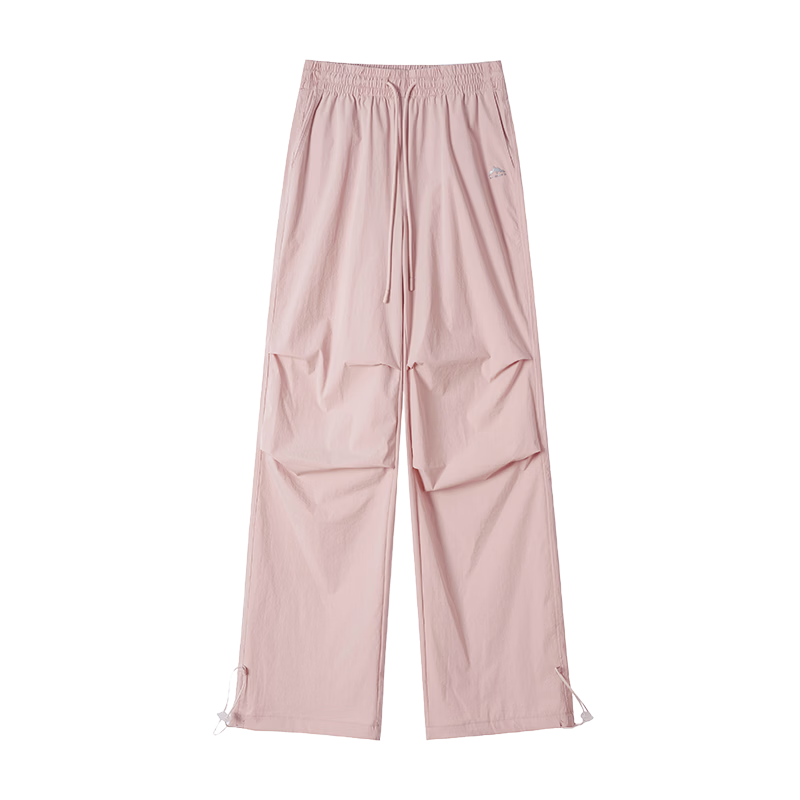 Langsha Women's Work Pants Summer Ice Silk 2026 New Quick-Dry Loose Wide-Leg Straight Outdoor Sports Trousers