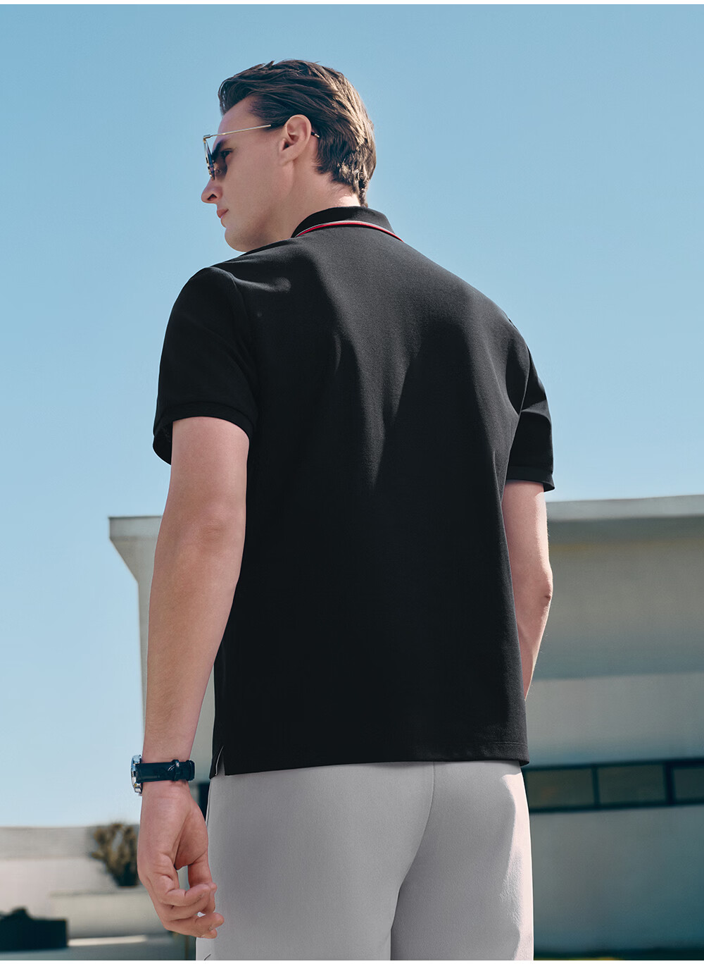 FILA Official Men's Knitted Short Sleeve Polo Shirt 2026 Summer Casual Comfortable Cooling Top 7