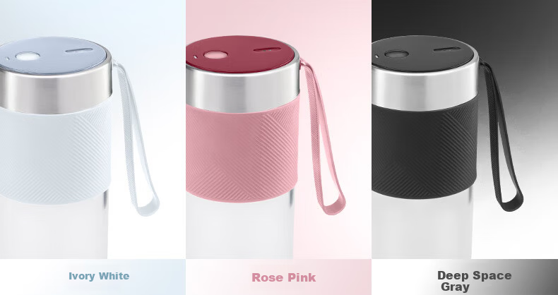 WMF Portable Juicer Multifunctional Home Small Wireless Charging Mini Blender Cup Portable Mixing Cup (Classic Black) 2