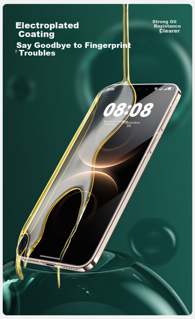 Shanmo Tempered Glass Screen Protector for Huawei Mate80 Mate80 Pro - HD Full Coverage Explosion-Proof Anti-Fingerprint Smooth Phone Film 8