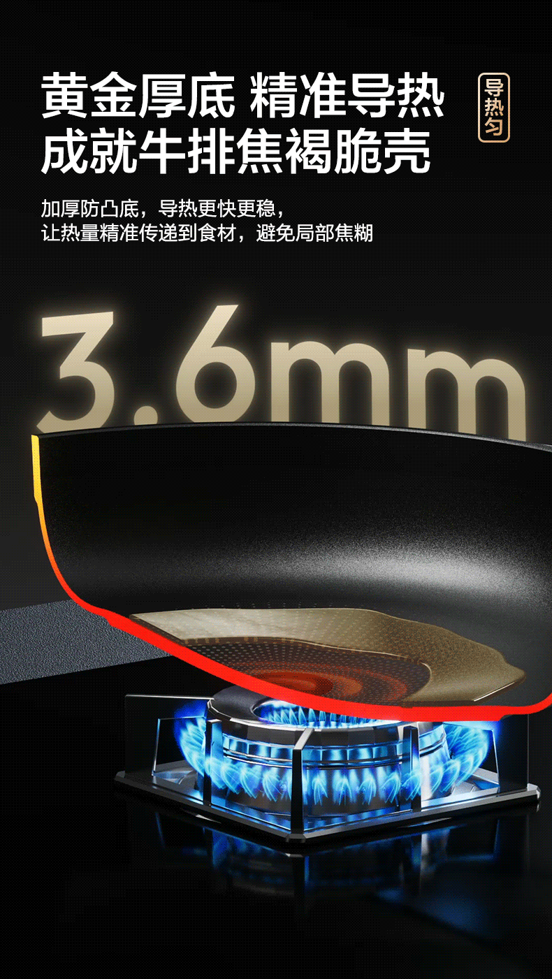 SUPOR Titanium Oil-Repellent Red Dot Non-Stick Frying Pan, Ultra Durable Non-Stick Skillet, Compatible with Induction Cooktops PJ28JZ1 11