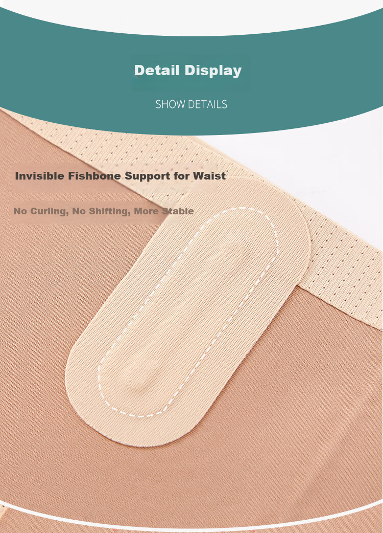MiiOW Autumn Winter High Waist Women's Underwear High Elastic Comfortable Seamless Shaping Body Sculpting Strong Abdomen Control Hip Lift Pants M 12