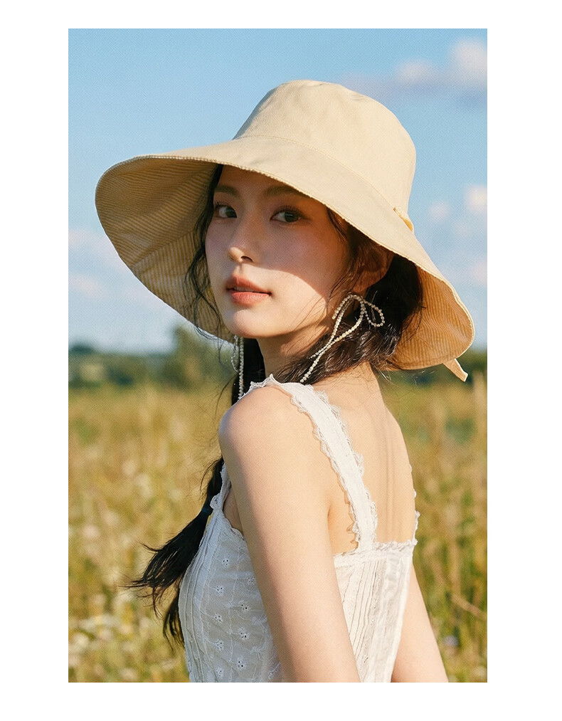 CACUSS Large Brim Sun Hat for Women Spring Summer Reversible Cotton Sun Hat Outdoor Fisherman Beach Hat Purple 12