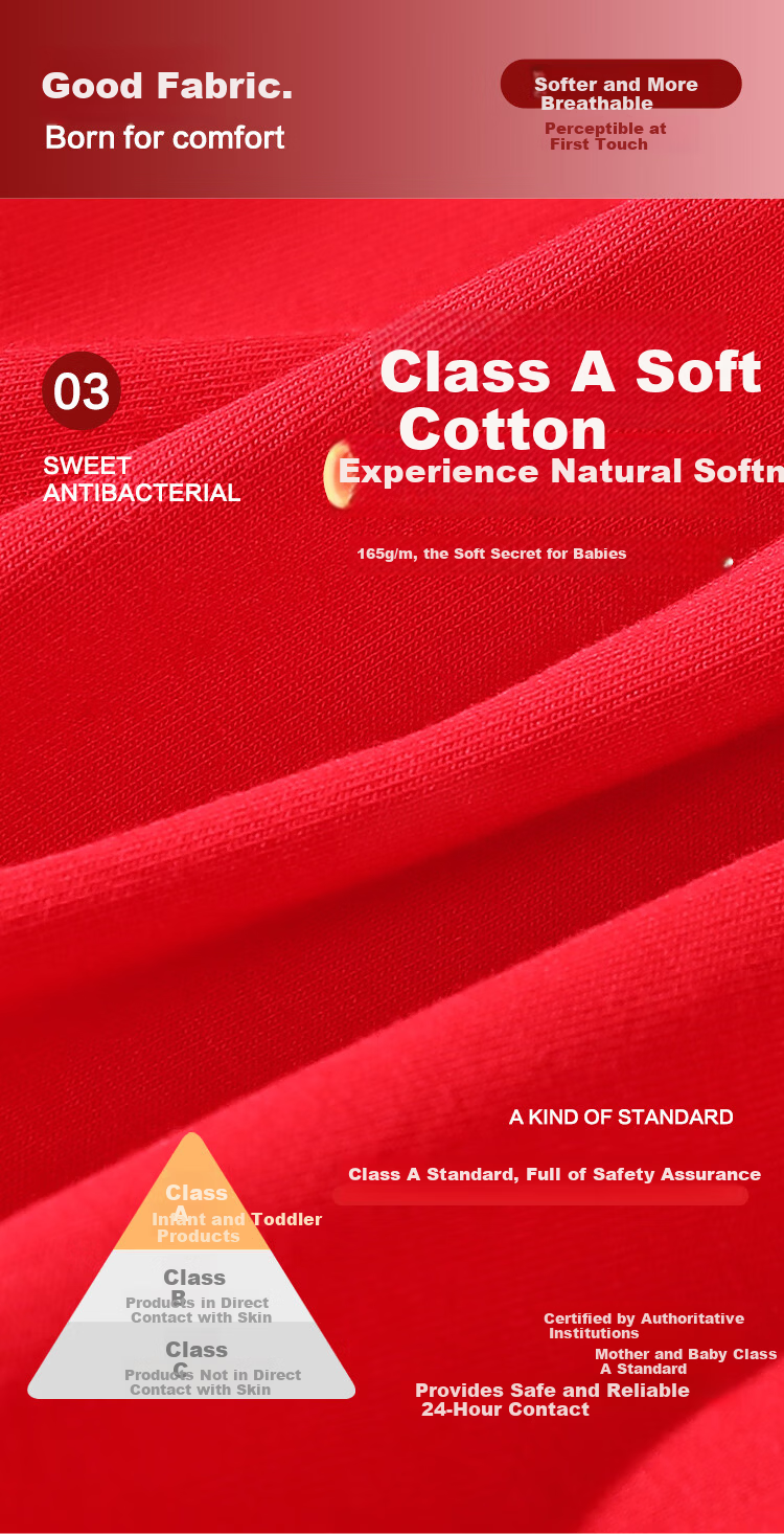 Hodohome Boys' Festive Lucky Red Antibacterial Cotton Crotch Boxer Shorts for New Year 325 150 5