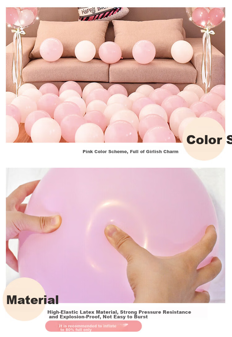 Xinxin Jingyi Birthday Scene Setup Party Decorations Boys Girls Baby First Birthday Balloon Decoration Background Wall 4
