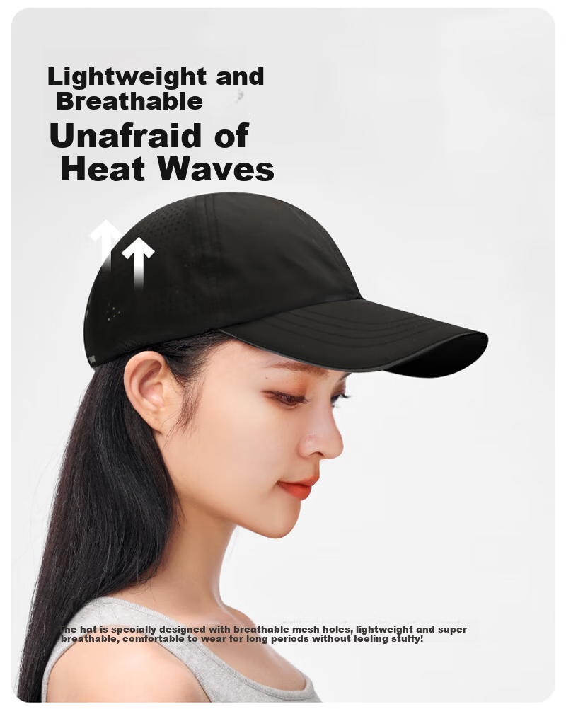 KELME Summer Sun Protection Baseball Cap Unisex Quick-Dry Breathable Sports Running Tennis Hat Visor Cap 4