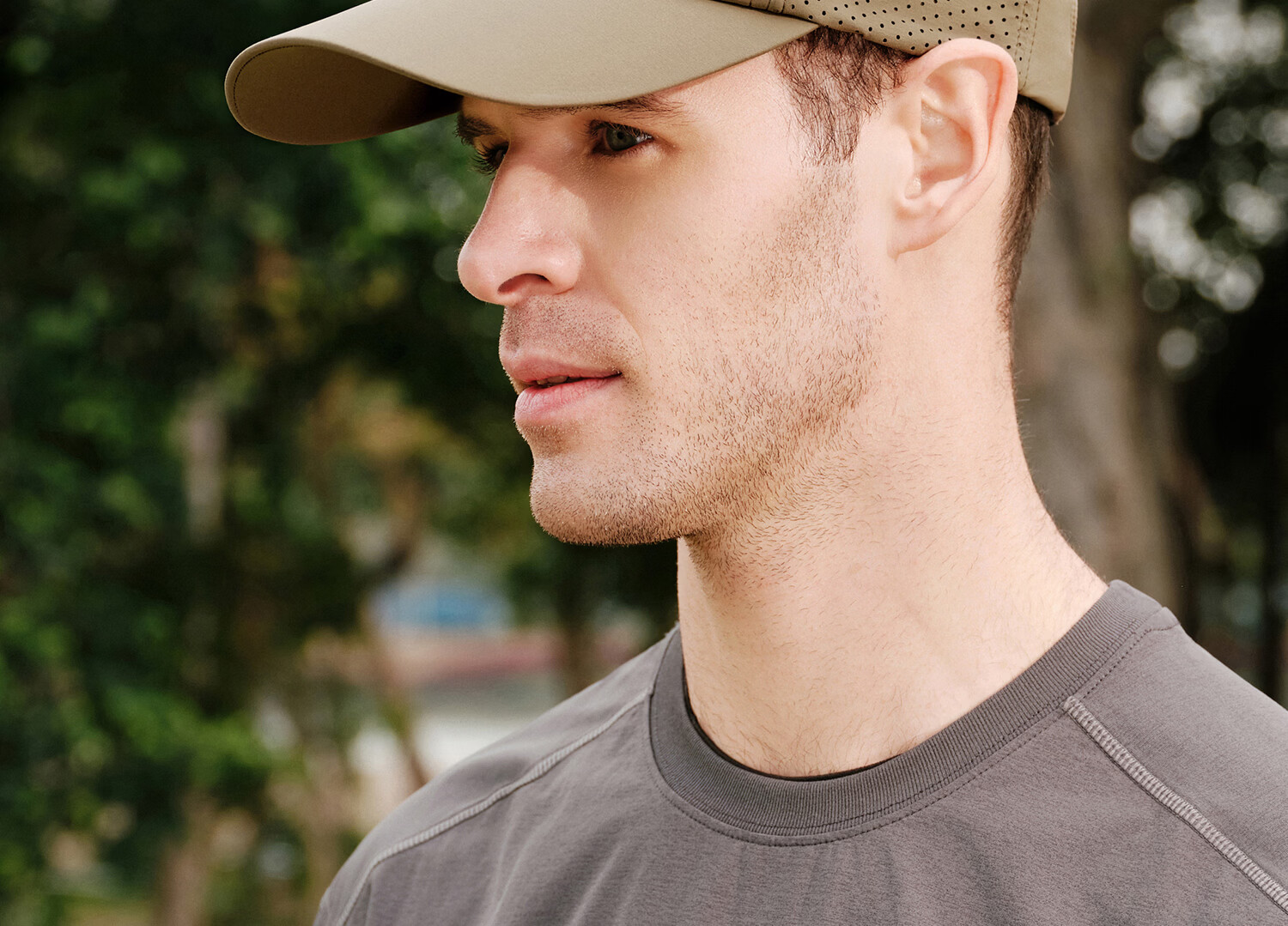 FANCET Men's Baseball Cap Spring Summer Breathable Lightweight Outdoor Casual Water-Resistant Sports Fashion Simple Duckbill Hat 5