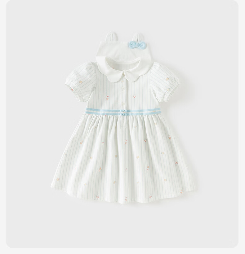 DAVE & BELLA Kids Knit Dress Summer Girls Baby Stylish Lightweight Casual Dress 13