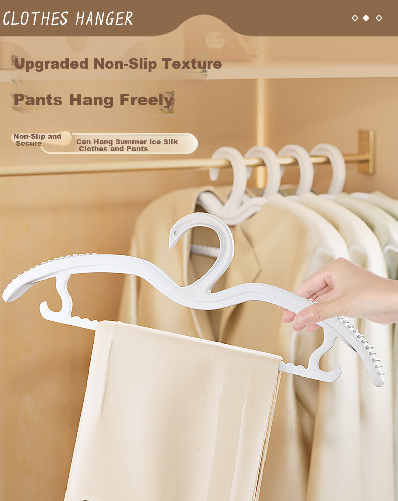 Jialifang Resin Children's Hangers, Non-Slip, Seamless, Thickened Drying Rack, Pack of 10, 35cm, for Infants And Toddlers 8