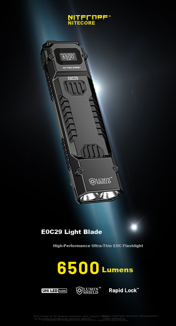 NITECORE EDC29 Tactical Flashlight High Brightness Outdoor Rechargeable Portable Emergency Light EDC29 1