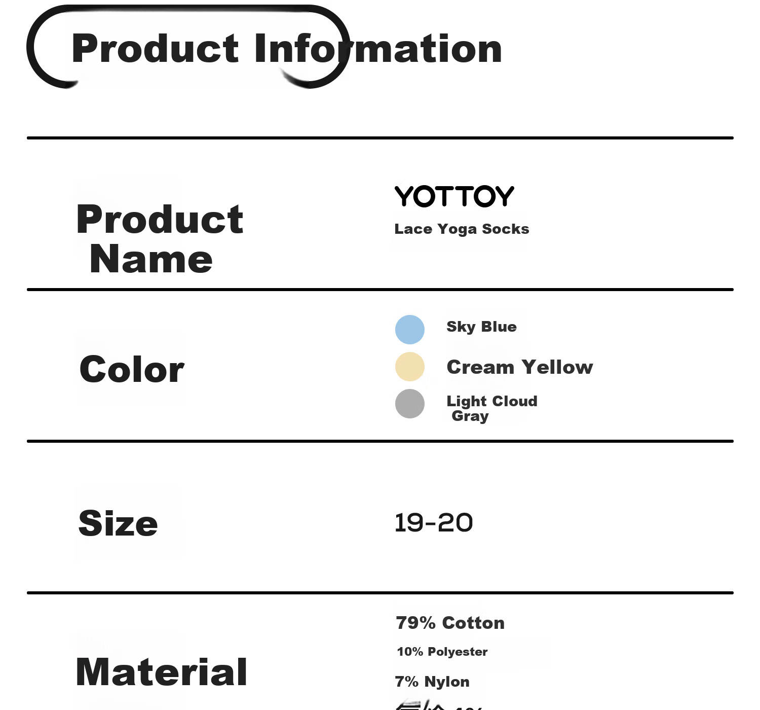 Yottoy Non-Slip Yoga Socks Professional Women's Pilates Knee-High Training Socks Sports Anti-Slip Long Socks Light Cloud Gray 20