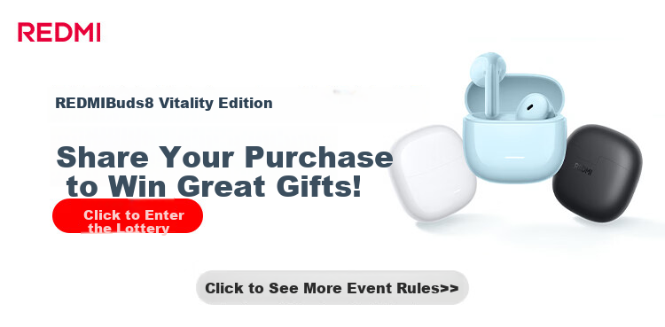 MI REDMI Buds 8 Vitality Edition True Wireless Bluetooth Earphones for Android and Apple Phones Matte Black 1