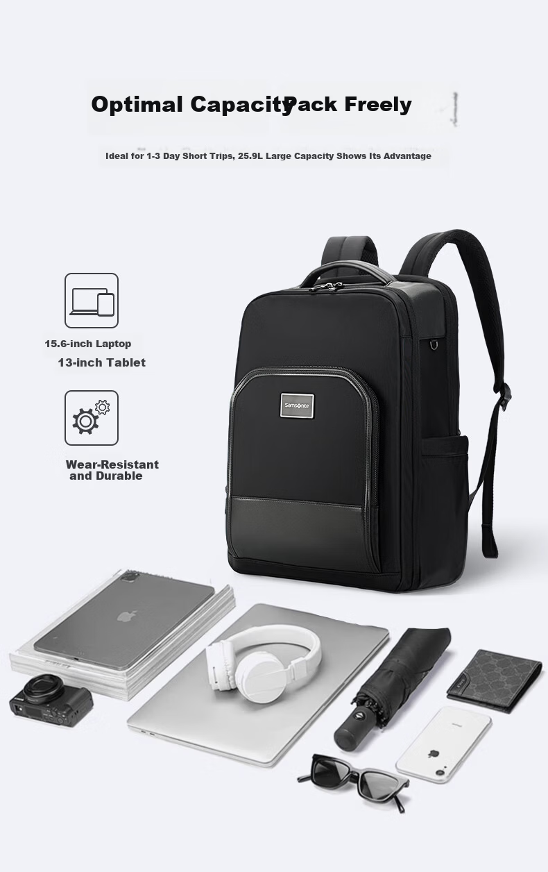 Samsonite Business Commuter Backpack 15.6-inch Laptop Bag Large Capacity Travel Backpack for Men and Women 4
