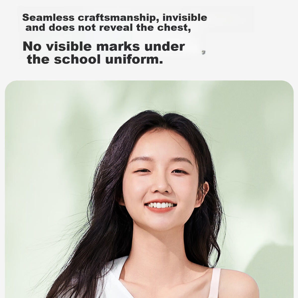 COCO SMART Underwear for Girls 12-16 Years Old, Teen Camisole Vest, Youth Stage Two High School Sports Bra 8
