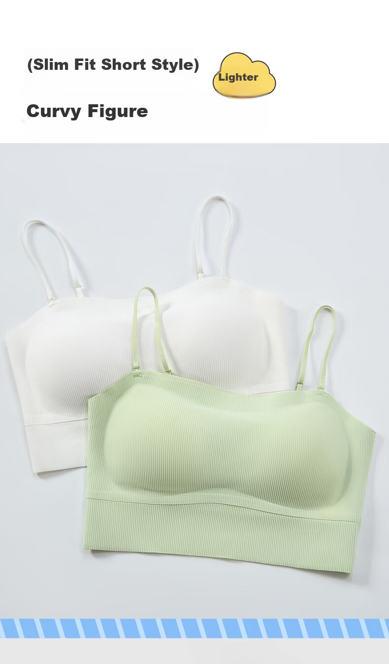 Bandgewoo Women's Padded Camisole Tank Top, Stylish Back Bra Integrated Thin Underwear for Belly Coverage and Layering 5