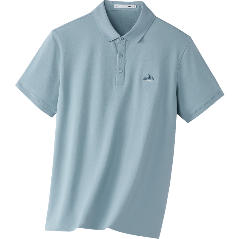 HLAHLA Men's Short Sleeve Polo Shirt 26 Mountain Series Cooling Summer Tee