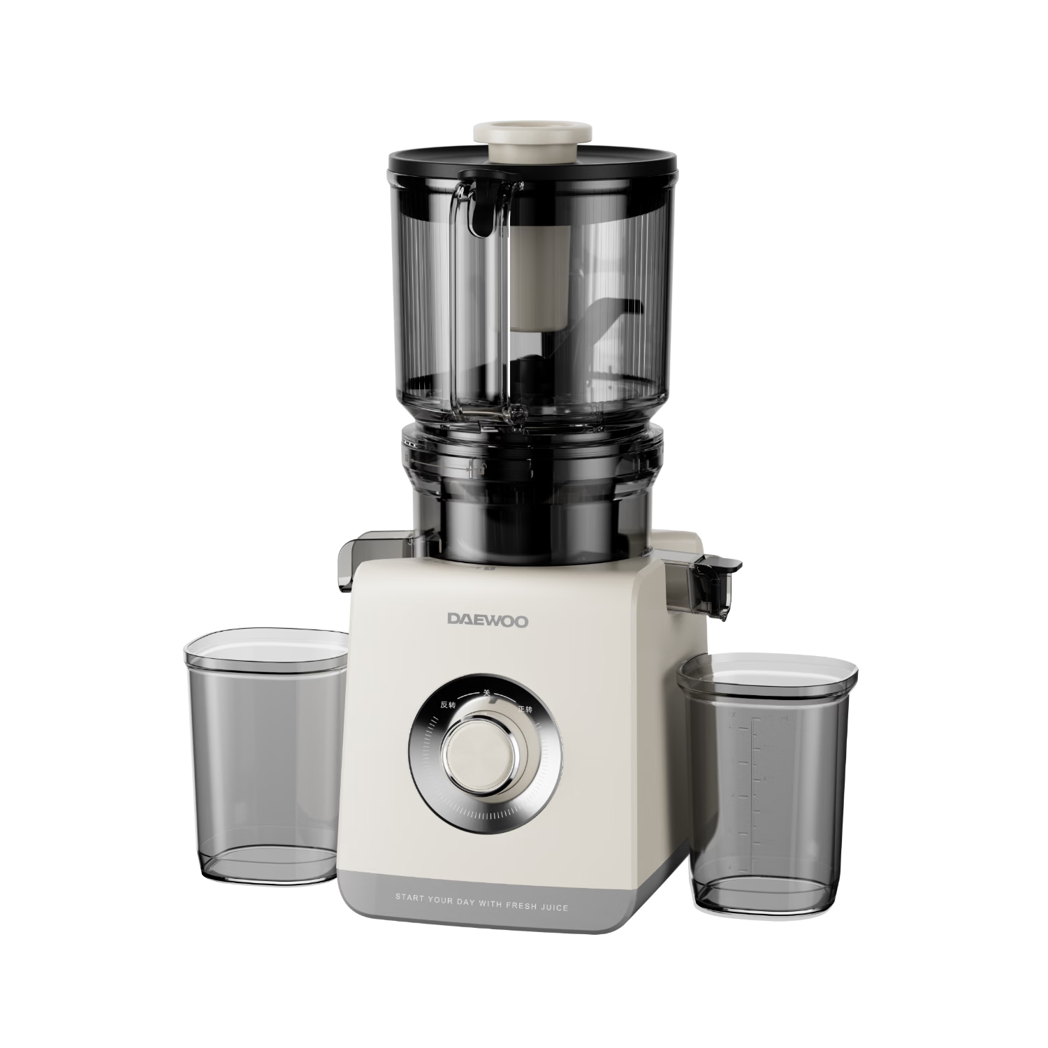 DAEWOO NFC Juicer Multifunctional Electric Cold Press Juice Extractor 160mm Large Diameter Automatic Fruit and Vegetable Juicer YZ01-NTB