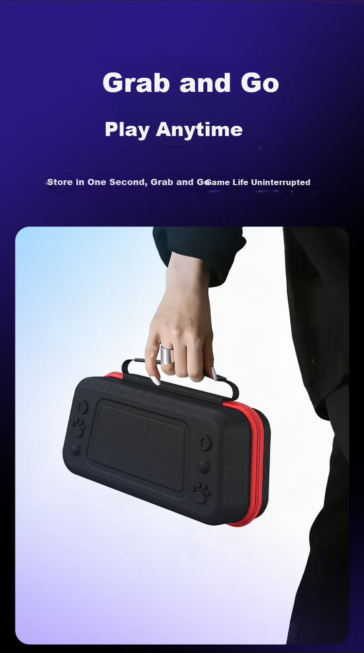 NVV Switch 2 Storage Bag NS2 Game Console Protective Case Portable Handheld Controller Grip Full Set Large Capacity Accessories Shockproof Hard Case NG-P2S 10