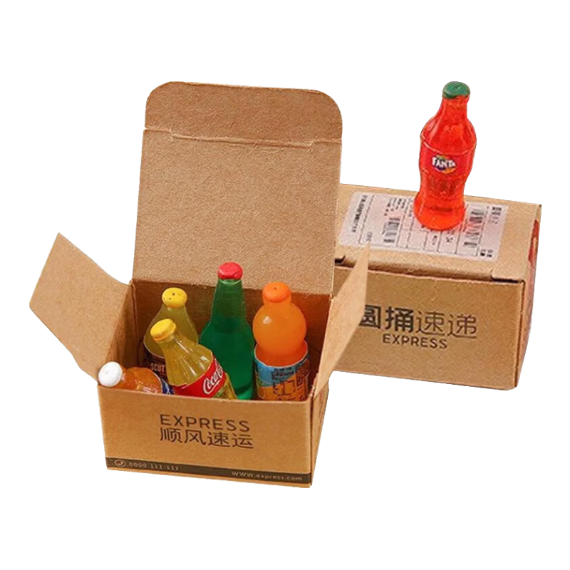 Bailishuang Mini Blind Box Toy Surprise Pack, 30 Pieces, Express Delivery Box, Mini Package Toys, Supermarket Simulation Surprise, Birthday Gift