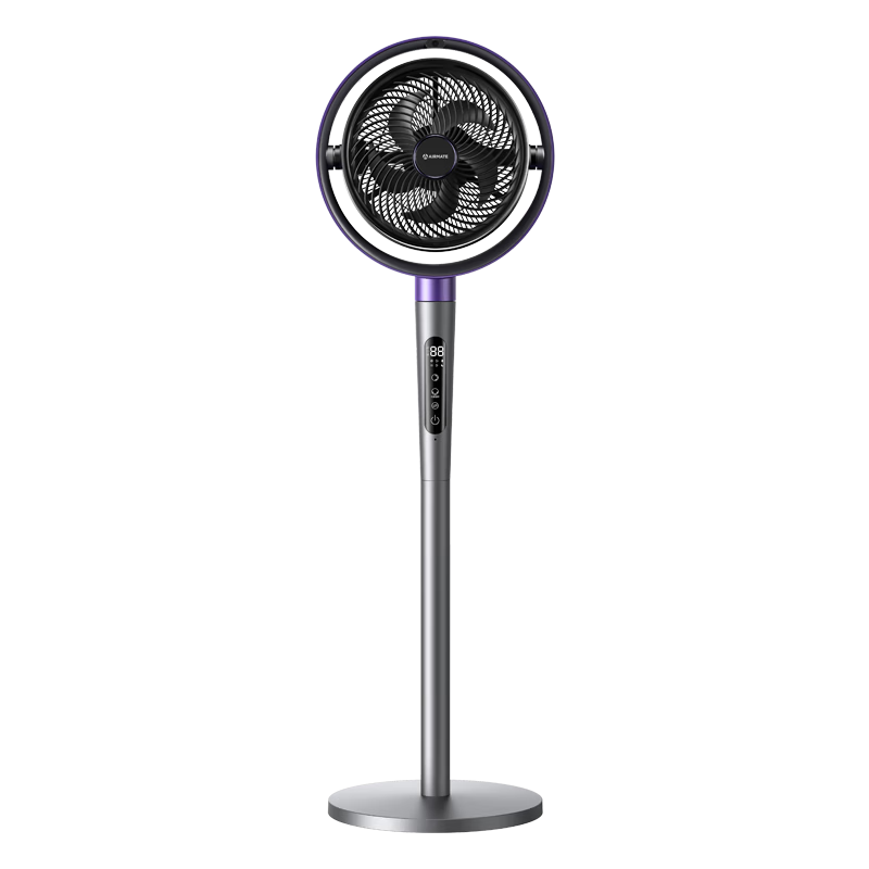 AIRMATE AI Wind Responsive Air Circulation Fan Floor Fan Level 1 Energy Efficiency Ultra-Quiet DC Inverter Home Bedroom Voice Remote Control Fan AIR17PROMAX