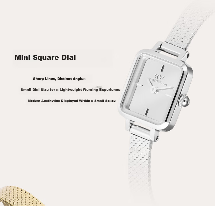 Daniel Wellington DW800 Women's Watch Small Square Fashion Ladies Watch Birthday Gift for Girlfriend 4