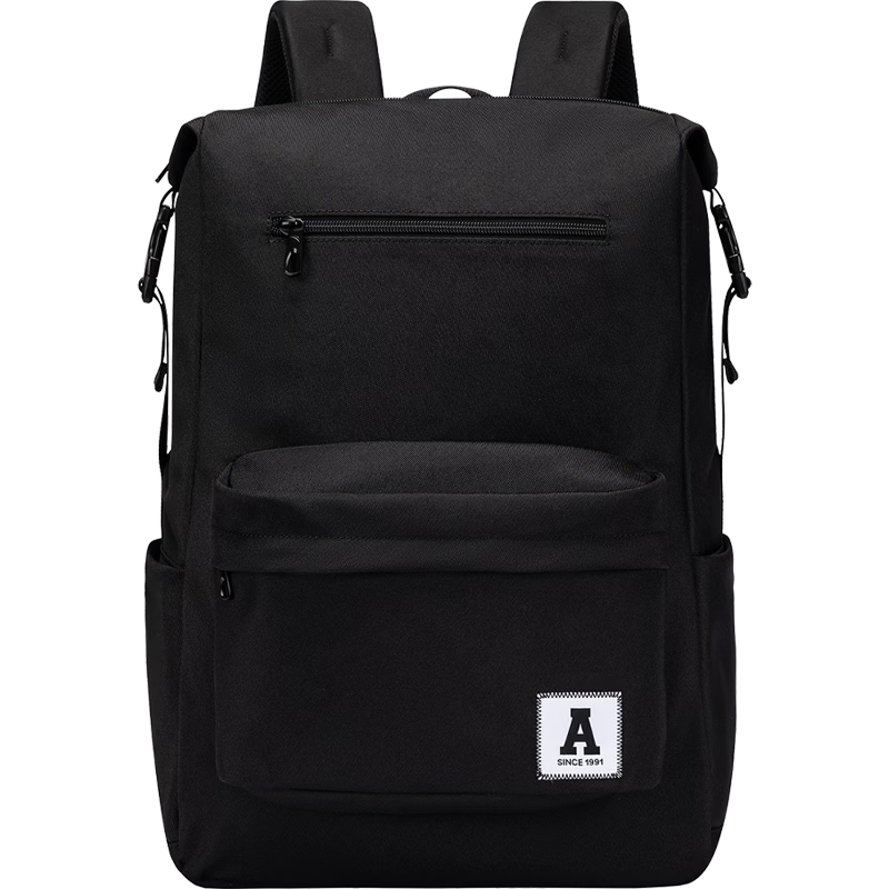 Anta Unisex Simple Large Capacity Canvas Backpack for Teens Hiking Cycling Sports School Bag