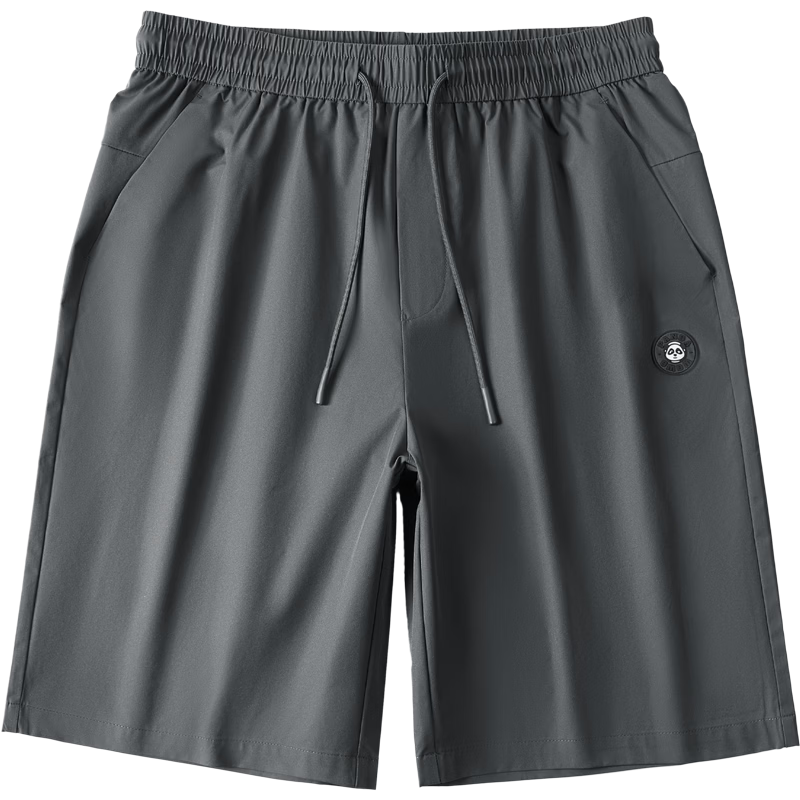 HLA Hailan Home Casual Men's Shorts 26Panda Wowo Panda Series Drawstring Comfortable Summer Shorts for Men
