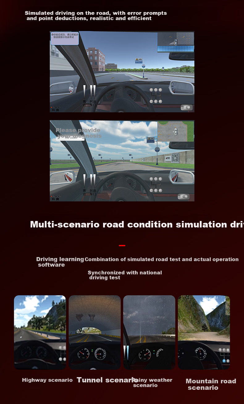 KETENG 900-Degree PC Racing Wheel Simulator for Euro Truck Simulator 2, American Truck Simulator, Forza Horizon 5, Dirt, Assetto Corsa Gaming Simulator 13