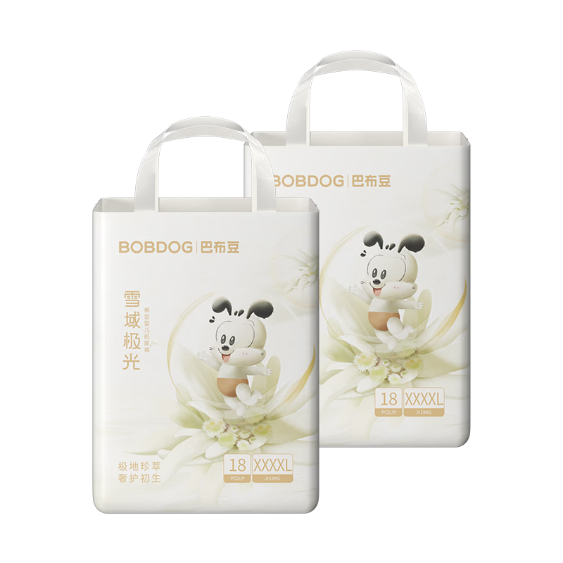 BOBDOG Snow Aurora Training Pants XXXXL 36pcs (18kg+) Diapers [Brand Direct Supply, Reliable Quality]