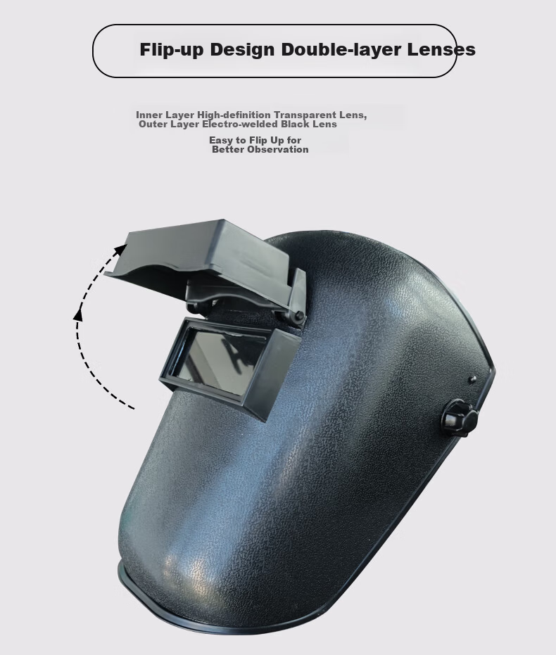 Laihui Head-Mounted Welding Helmet Argon Arc Welding MIG Welding Anti-Flash and Eye Protection Welding Mask LH402 (Beijing Warehouse Next-Day Delivery) 4