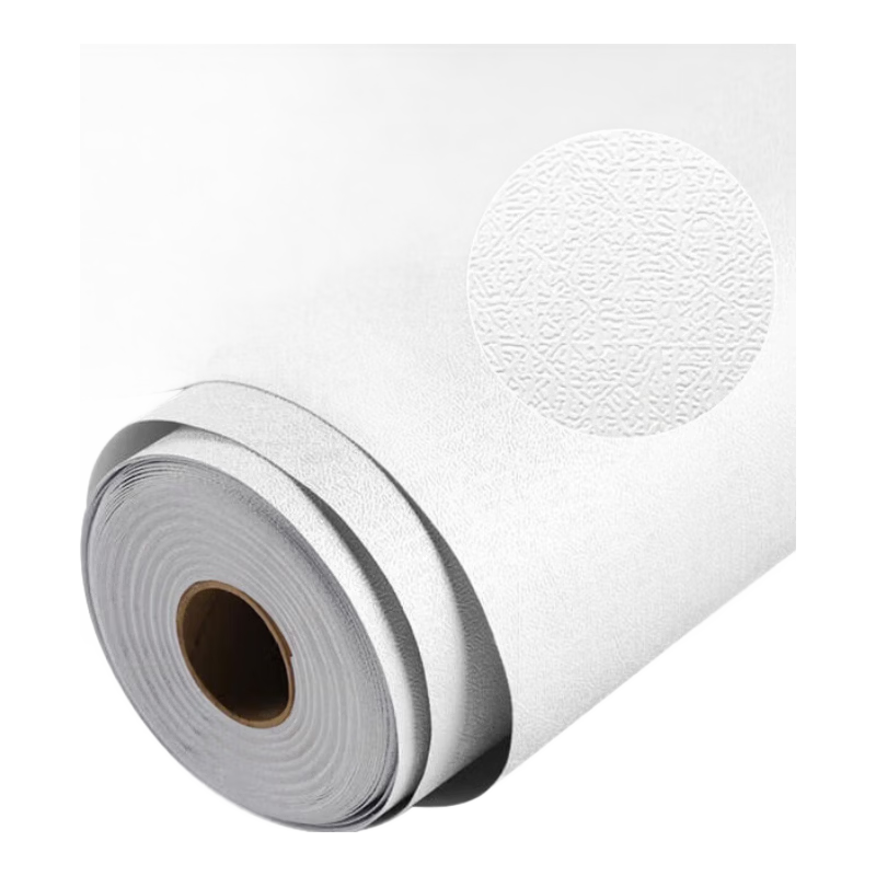 Modouyu Self-Adhesive Wallpaper, 0.6*10 Meters, Macaron White, Waterproof, Concealing, Renovation Sticker, Wall Decoration Wallpaper