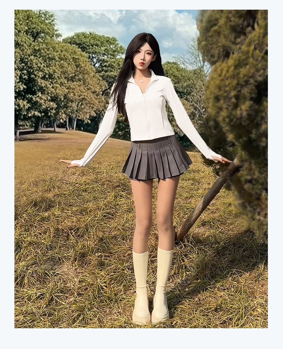 CAMEL Camellia Stand Collar Sun Protection Jacket 2026 Summer New Short Slim Fit 1006 (Dilireba Style) 4