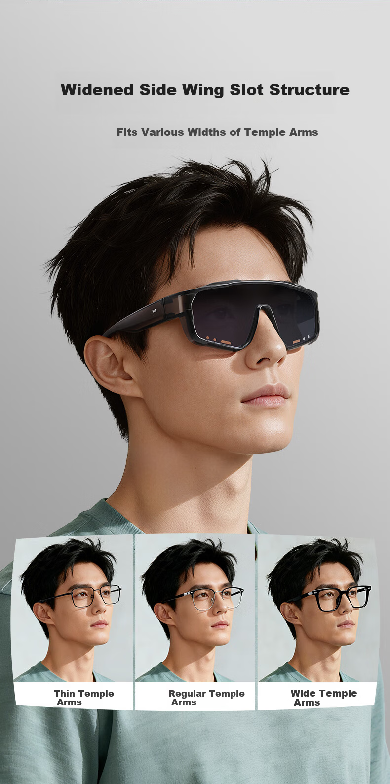 HLA Polarized Prescription Clip-On Sunglasses for Men and Women Outdoor Sports Cycling Driving UV Protection 5