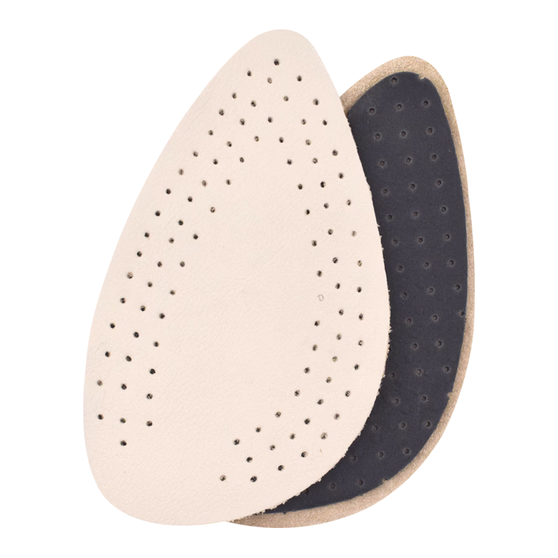 Huabaochi Cowhide Forefoot Insole Half Pad High Heel Leather Shoes Foot Pad Half Size Genuine Leather Half Insoles Women Shock Absorption Anti-Friction