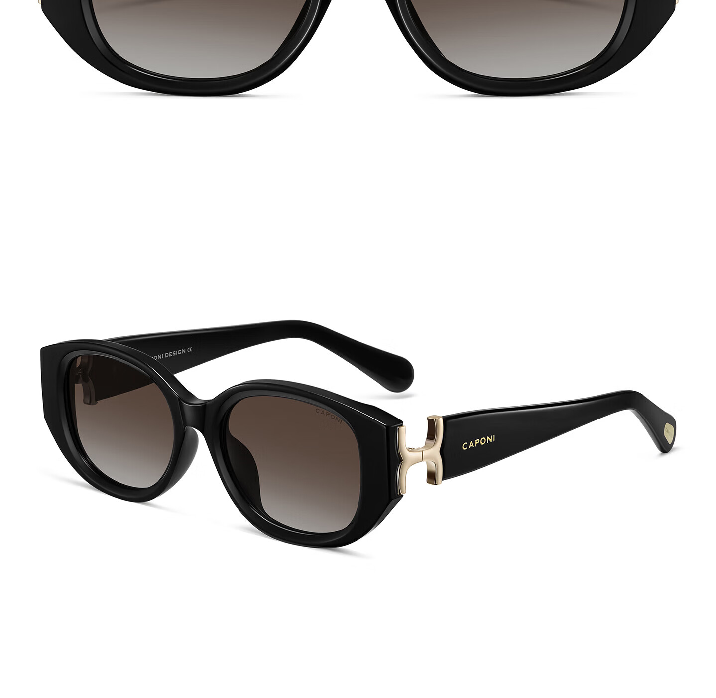 CAPONI Cat Eye Polarized Sunglasses for Women 2026 New Vintage UV Protection Sun Glasses Driving Slim Face 23