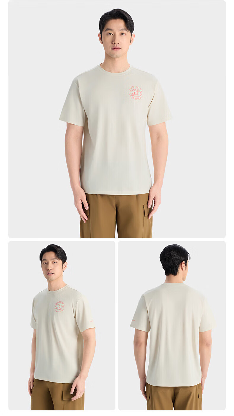 Columbia 26 New Men's Quick-Dry Short Sleeve Ice Cooling Breathable Moisture-Wicking T-Shirt XE8500 010 XL 11