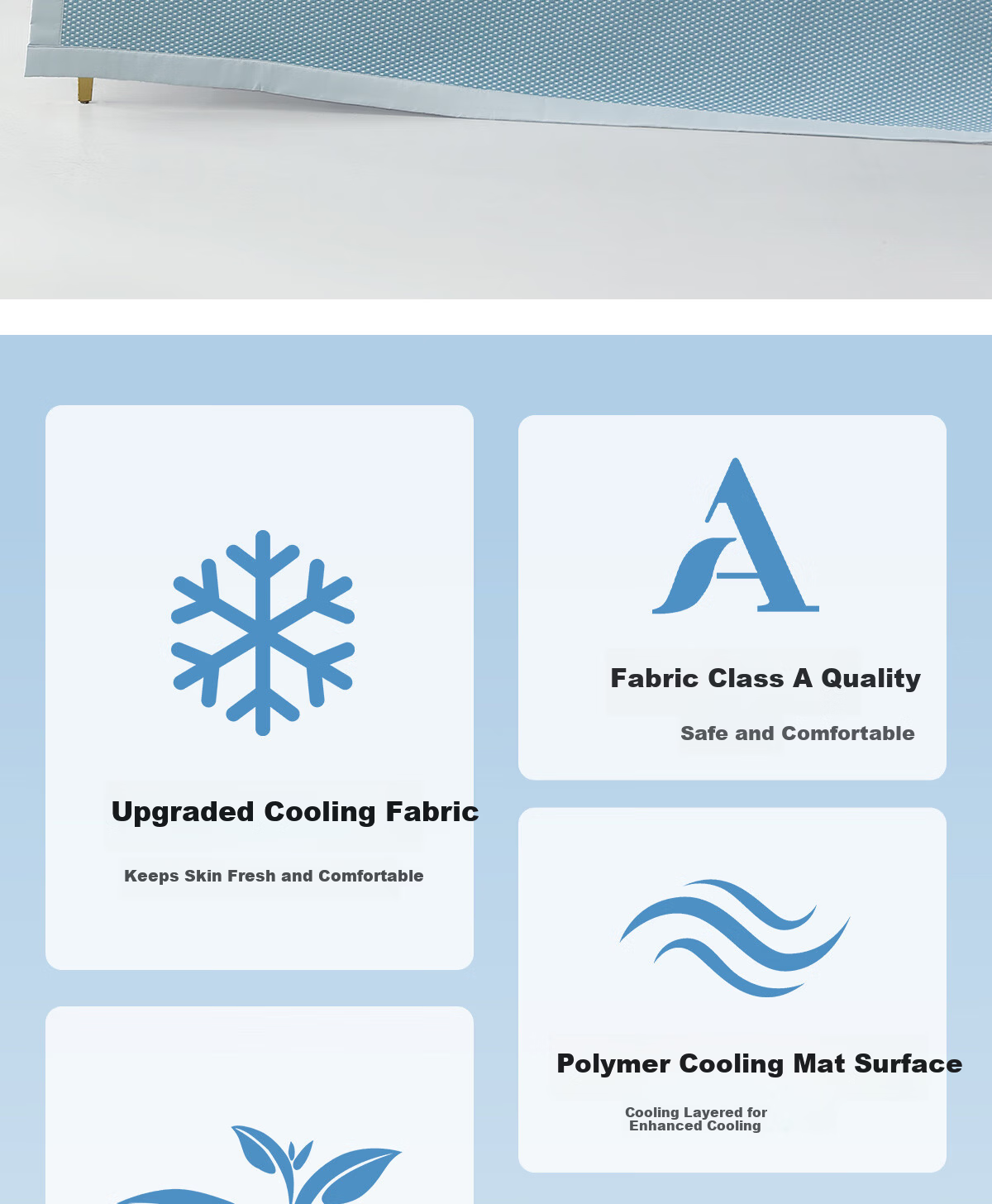 Bailisi Shuixing Jiafang Brand Cooling Mat, Ice Silk Mat, Cool-Feeling Mat, Ice Bean Mat, Cooling Mat, 1.5x2 Meters 3