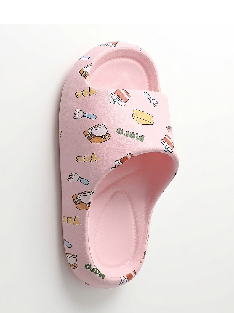 MashiMaro EVA Cartoon Cute Parent-Child Slippers Non-Slip Home Bathroom Kids Women's Sandals 9