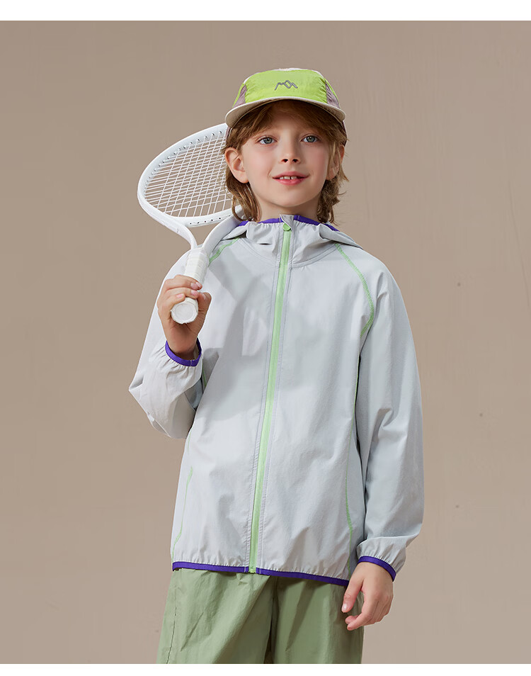 Mianzhi Kids Cooling Sun Protection Jacket UPF50+ Summer Lightweight Original Yarn UV Protection Skin Jacket Pink 160 12