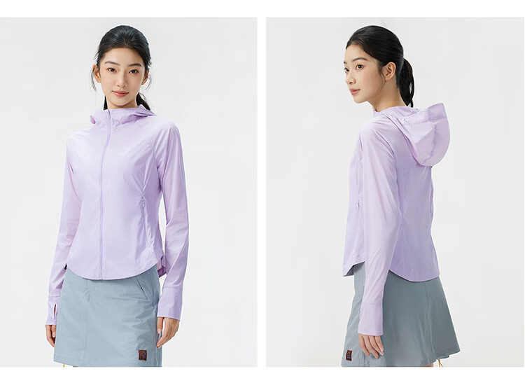 CAMEL Outdoor Original Yarn Sun Protection Jacket 2026 Spring Summer New Women's Slim Breathable Cooling Sun Protection Sports Jacket 5008 12