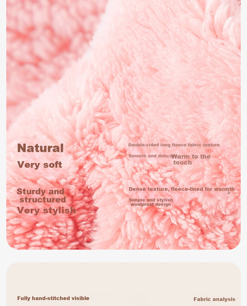 Baleno Kids Winter Fleece Stand Collar Jacket Girls Thickened Warm Double-Sided Fleece Outerwear 4