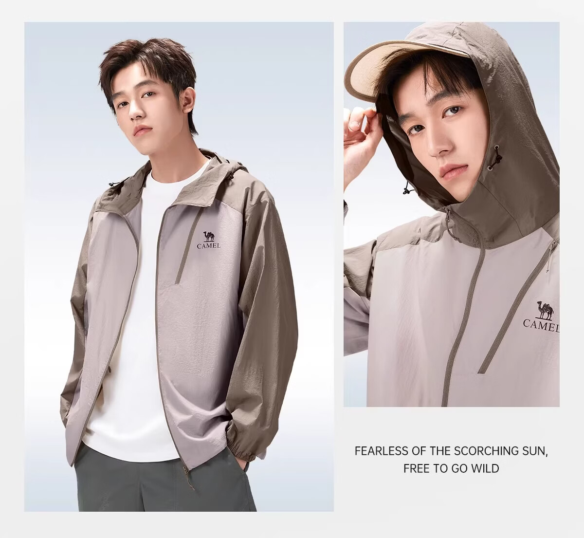 CAMEL Outdoor Sun Protection Jacket 2026 Spring Summer New Unisex Ice Cooling Breathable Durable Sunproof Sports Coat 5134 15