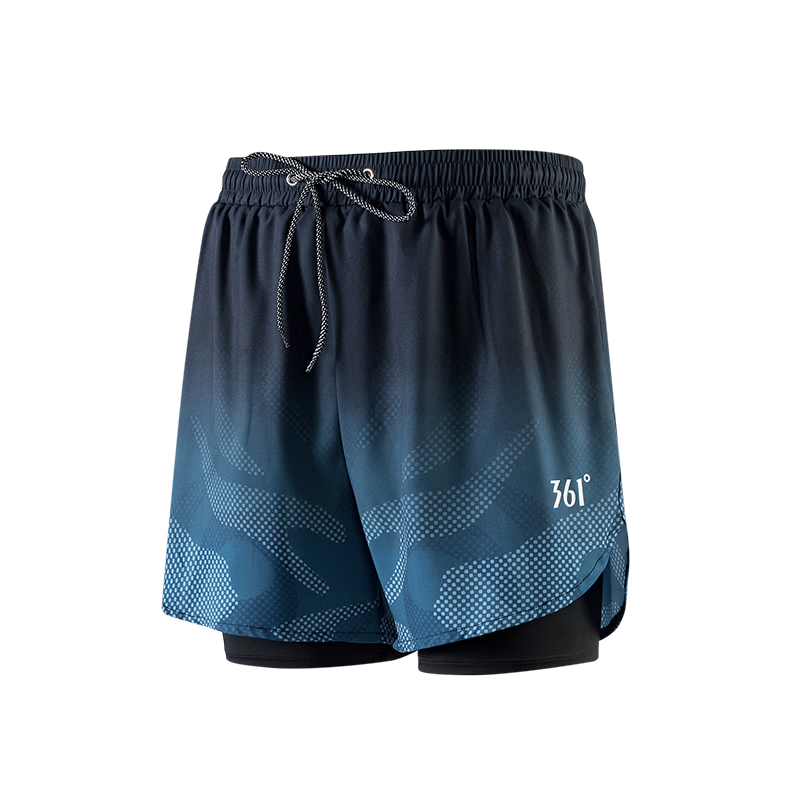 361° Men's Double-Layer Quick-Dry Swim Trunks Beach Shorts for Adults and Youth Spa Swimming Pants