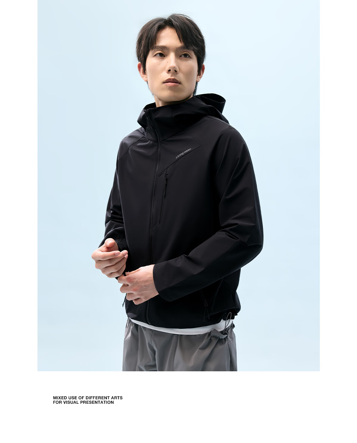 Xiongmao Liu Yifei Same Style [Wanye Soft] Hooded Soft Shell Jacket, Water-Repellent, Windproof, Slim-Fit Coat for Women 1176 27