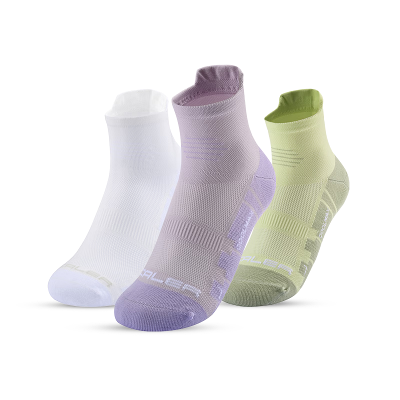 SCALER Outdoor Socks Unisex COOLMAX Elastic Breathable Sweat-Wicking Durable Low-Cut Trail Running Socks