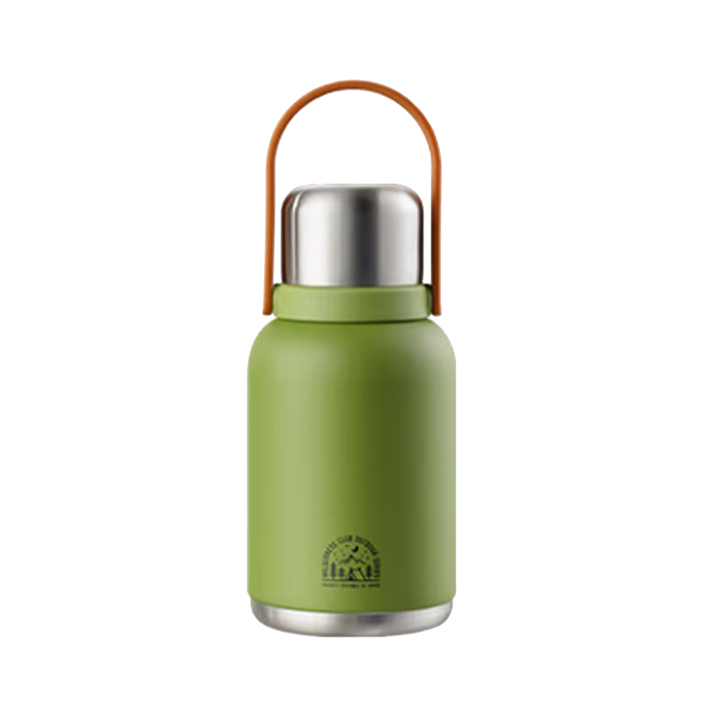 SUPOR Insulated Mug, Large Capacity, Portable, Dual-Drinking, Wide-Bellied Cup, Picnic Portable, High Aesthetic Value, Enjoyable Water Cup