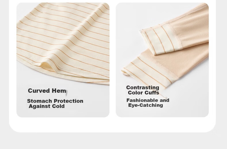 Babycare Children's Camellia Thermal Underwear Autumn Winter Homewear Set Shell White 90 12