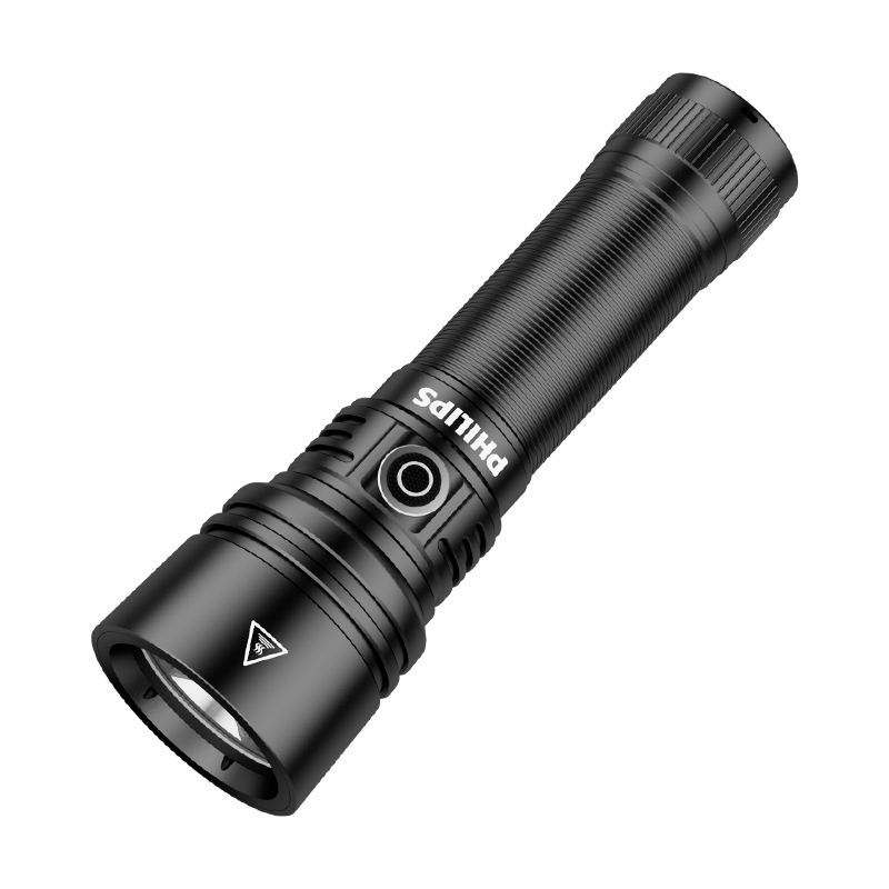PHILIPS Flashlight High Brightness 200000 Lumens Long Battery Life Portable Military Outdoor Waterproof Rechargeable Durable Home Emergency 3251