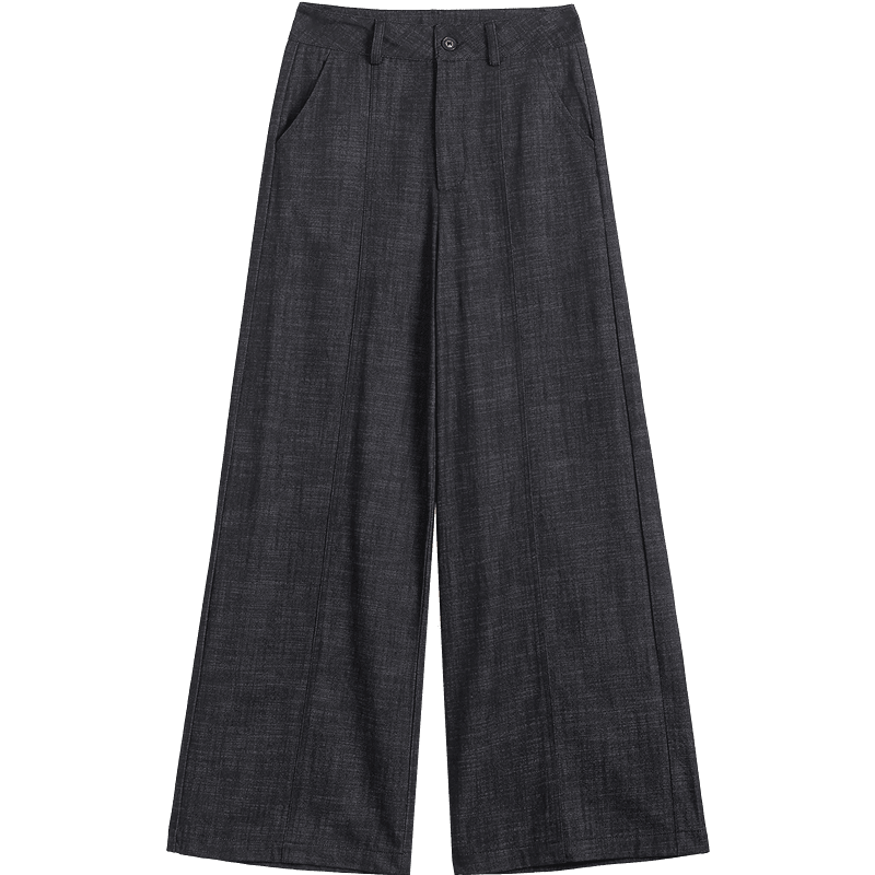 Demana Cloud Cotton Spring Nine-Point Pants Simple Straight Loose Slimming Petite Casual Pants for Women Premium Feel